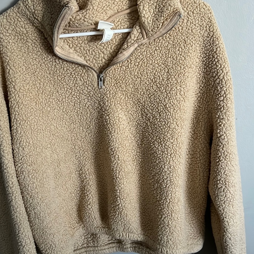 h&m sherpa size M